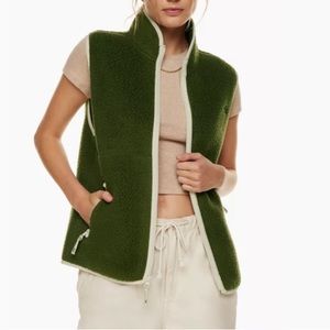 Tna Big Foot Polar Vest Size Small